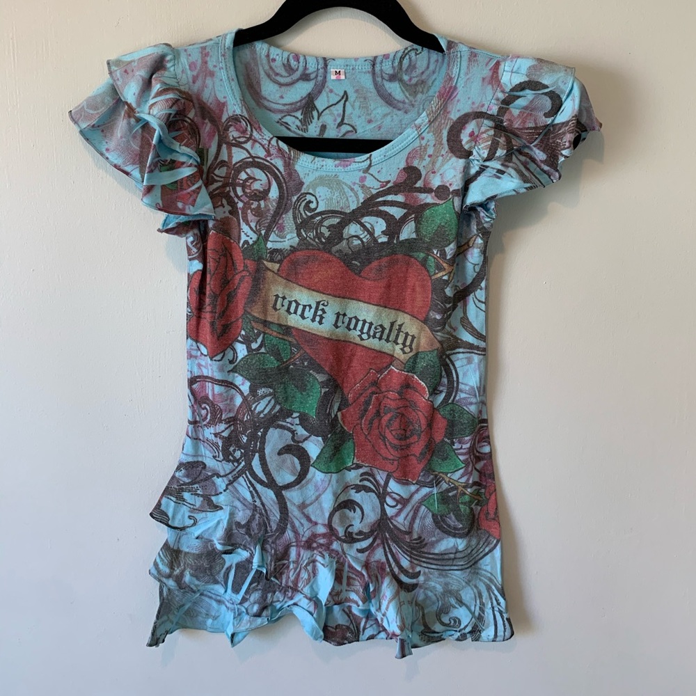 Ruffled Rock Royalty Tee